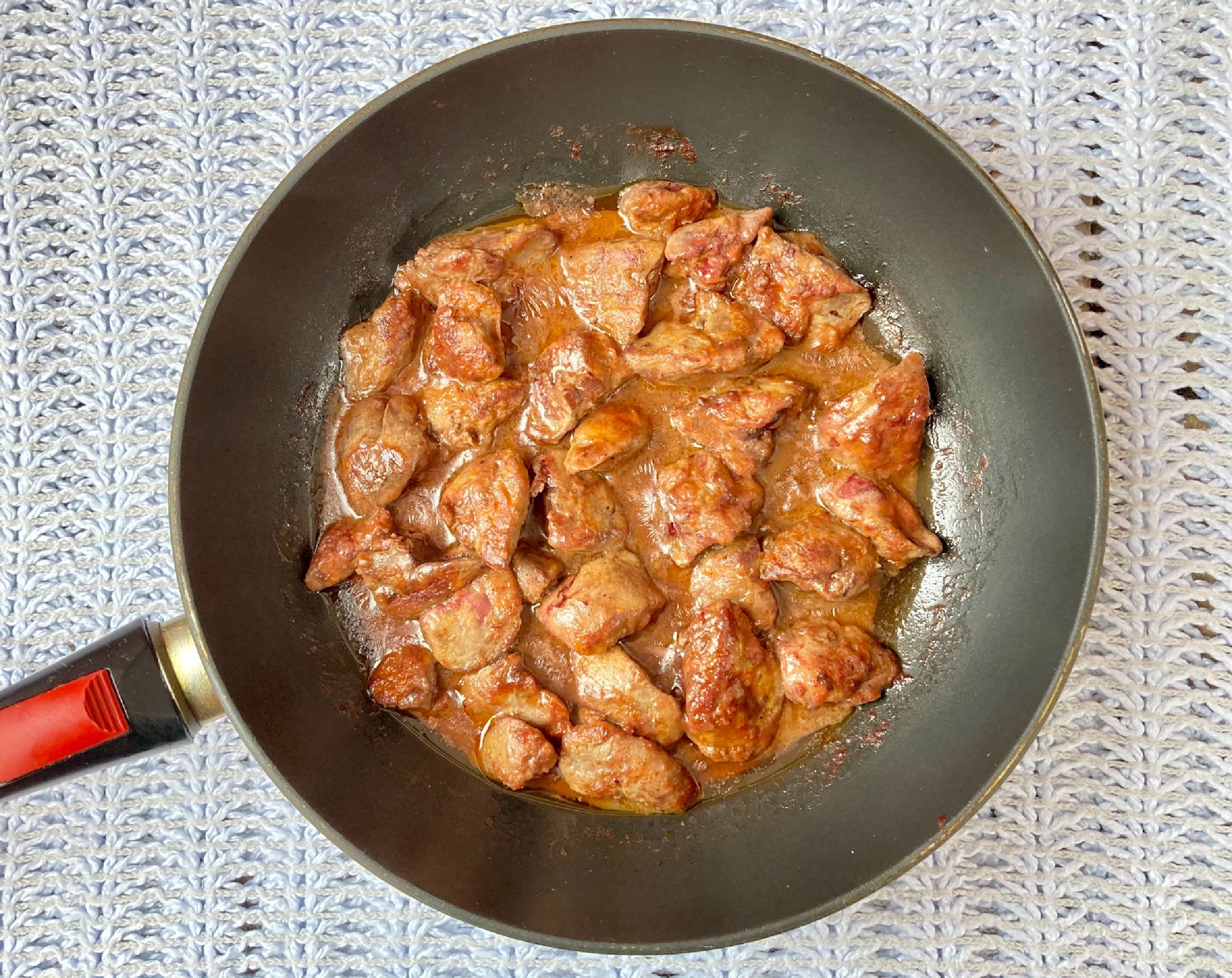 Рецепт приготовления вкусной куриной печени на сковороде