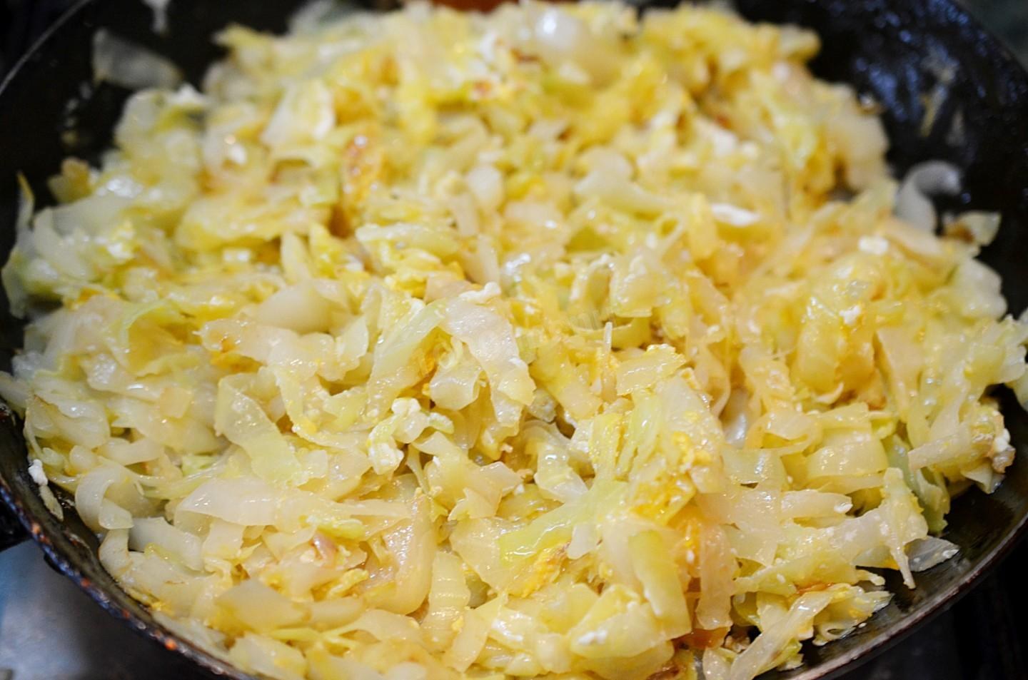 Рецепт капусты свежей с яйцом