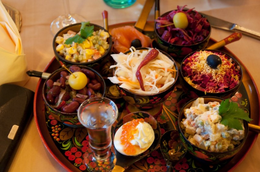 В Свердловске Уральская кухня