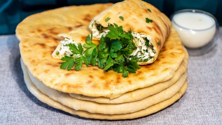 Ленивые хачапури (сырные лепешки)
