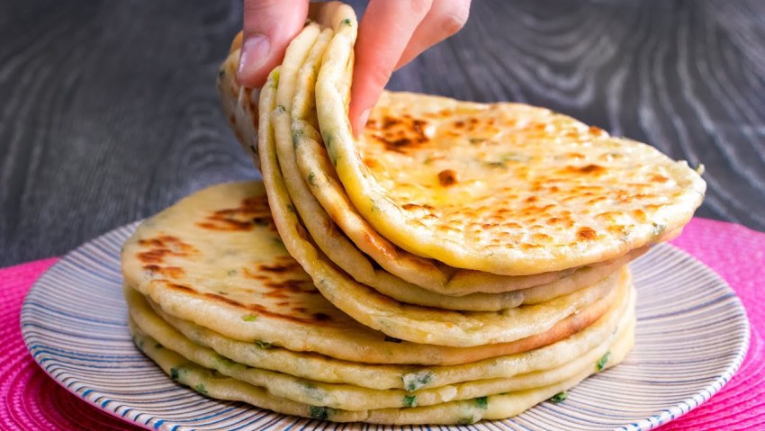 Сырные лепёшки на кефире