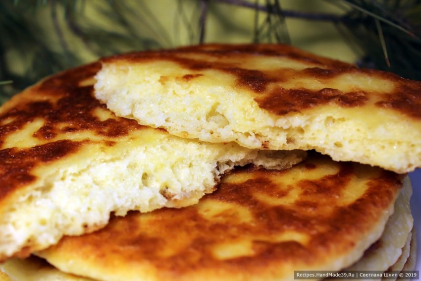 Сырные лепёшки на кефире