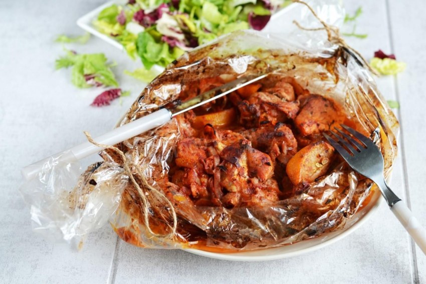 Шашлык на луковой подушке
