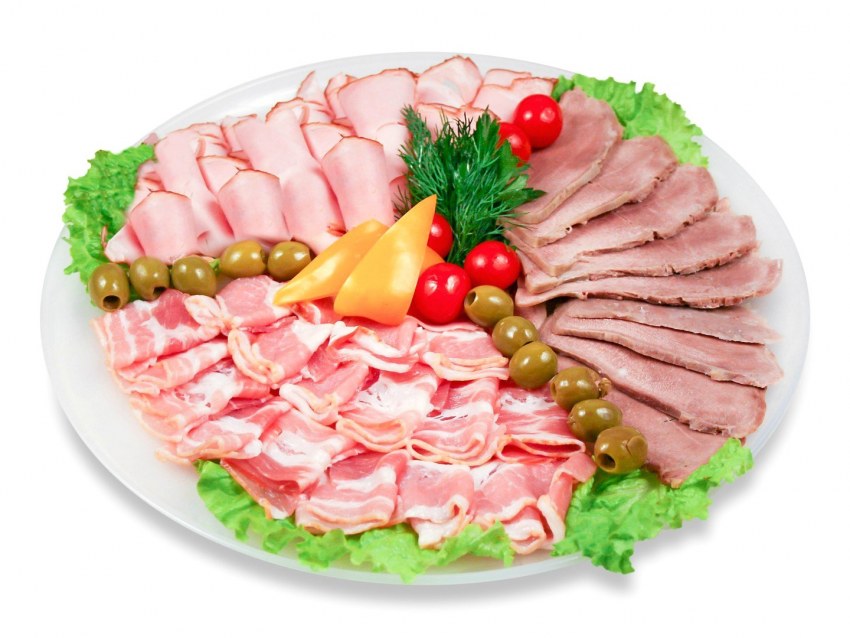 Мясное ассорти нарезка