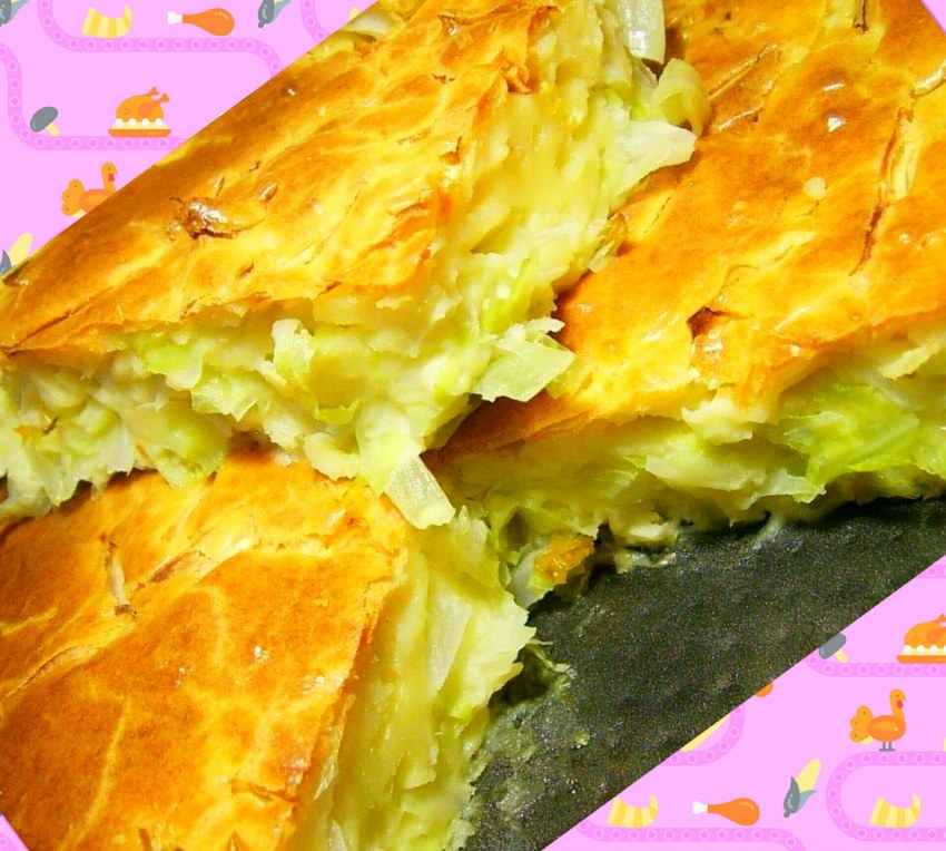 Капустный пирог заливной