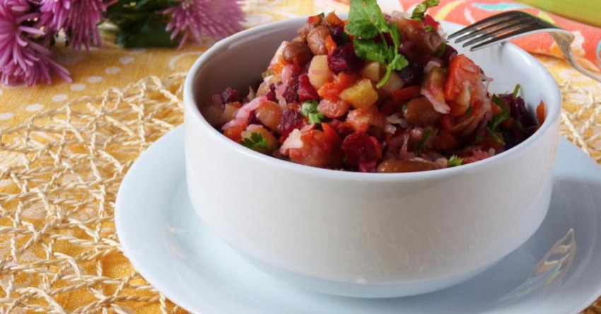 Винегрет классический с квашеной капустой