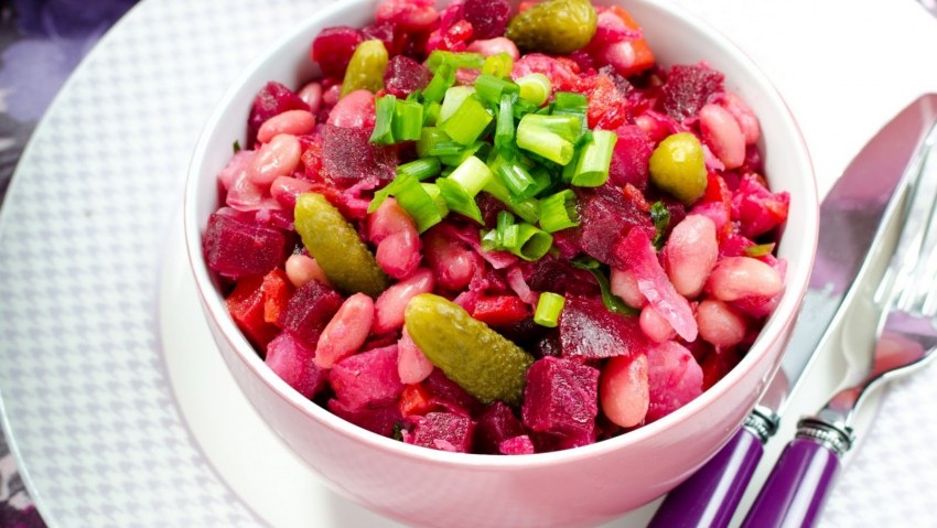 Винегрет с артишоками