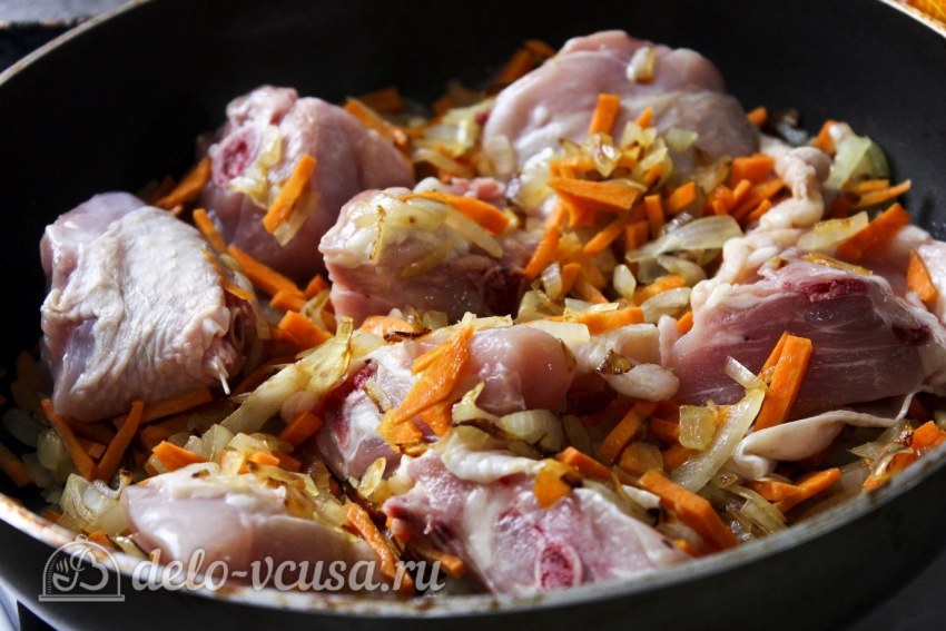 Перловка с курицей