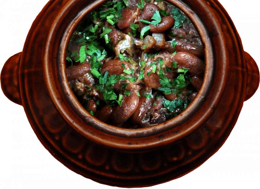 Яйца горшочки