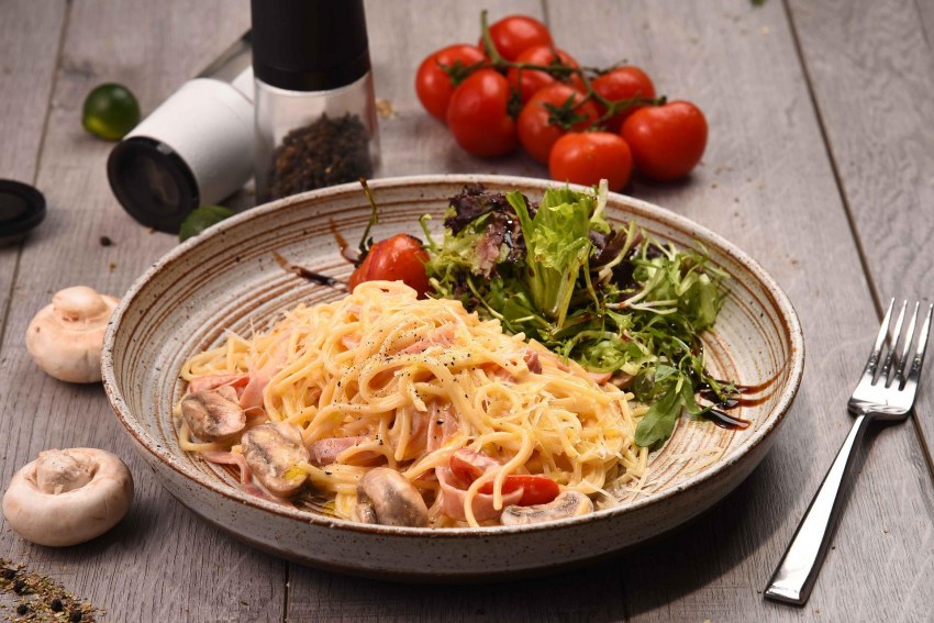 Итальянская кухня паста карбонара