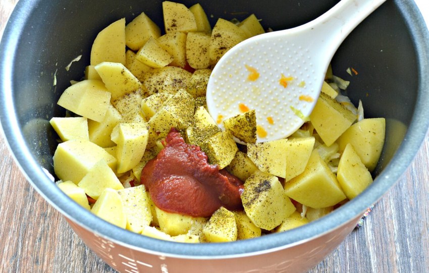 Рёбрышки с картошкой
