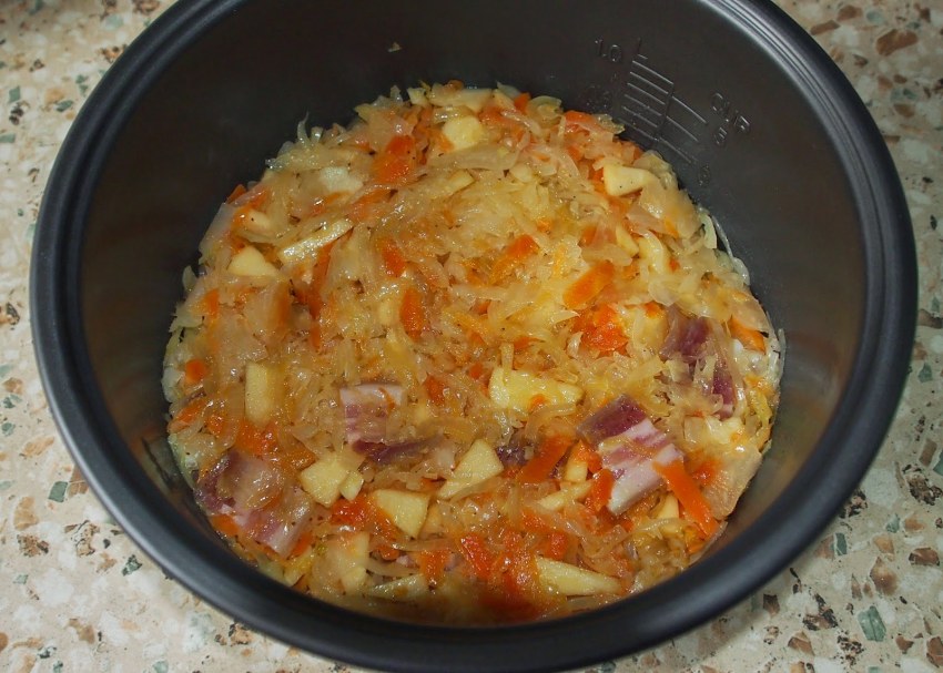 Тушёная картошка с мясом