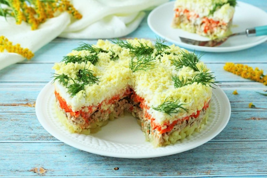 Салат Мимоза Королевская