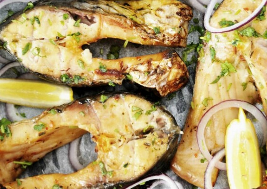 Жареная рыба кусочками