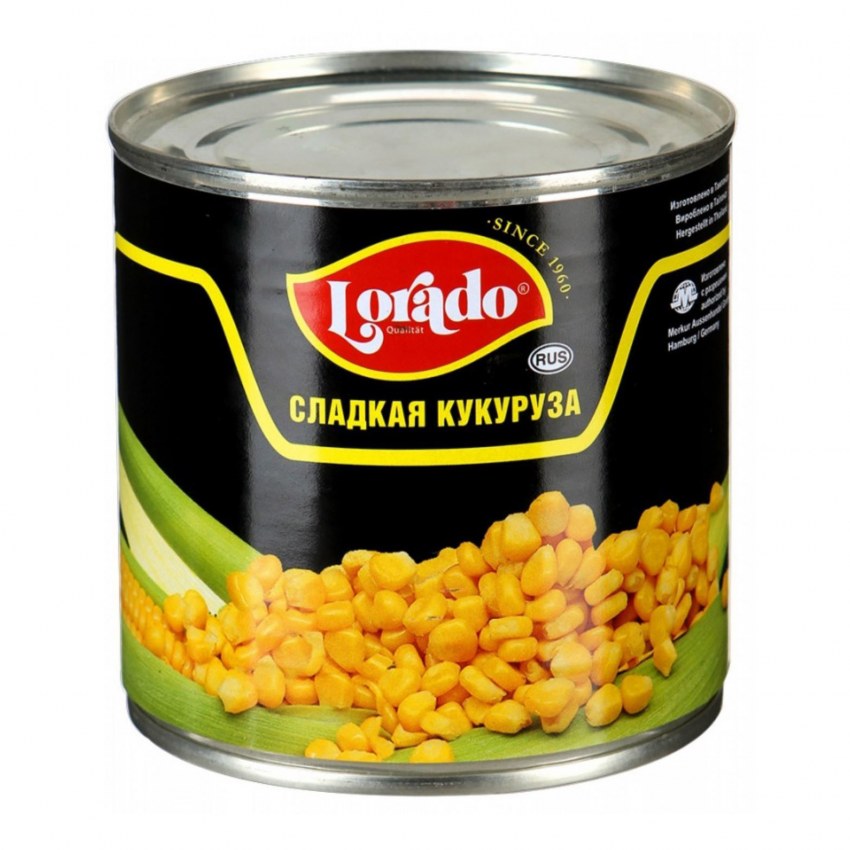 Наживка кукуруза консервированная