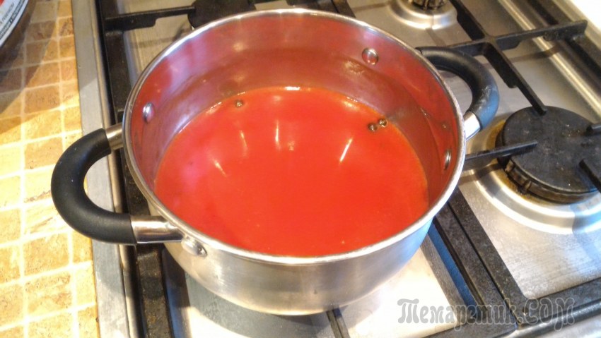 Кетчуп с яблоками