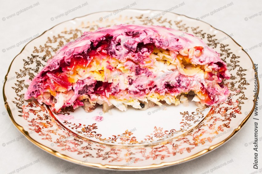 Сельдь под шубой классический