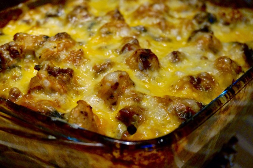 Картофельно мясная запеканка