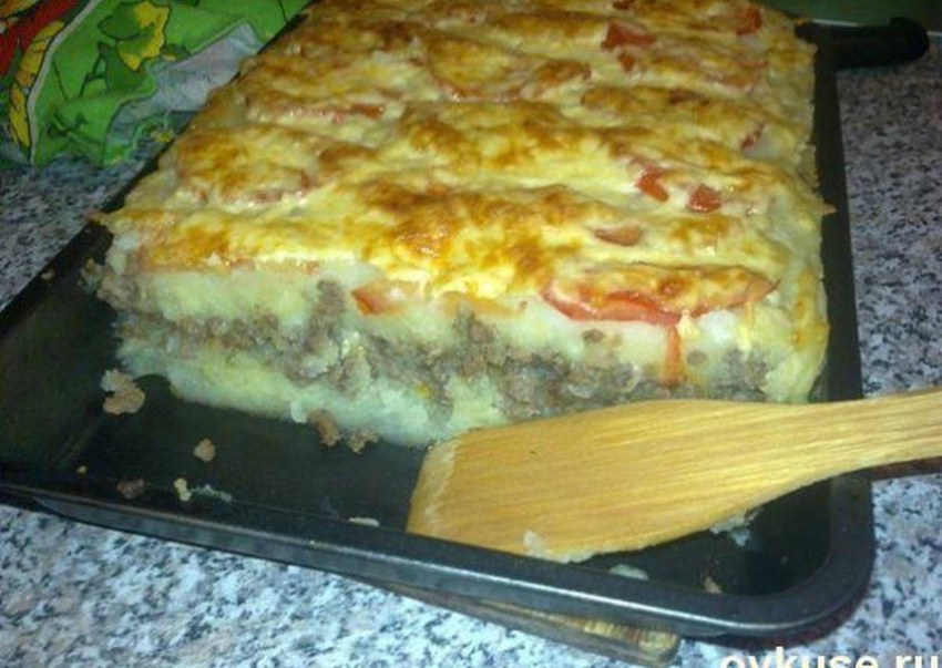 Картофельная запеканка с мясом ттк3096