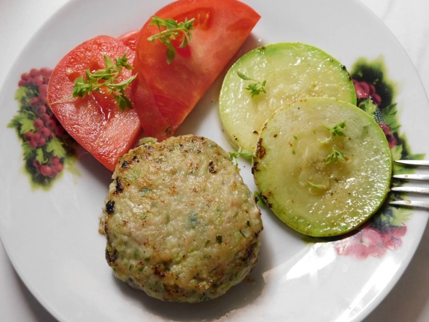 Котлеты из горбуши с рисом
