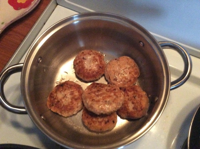 Рыбные котлеты с геркулесом