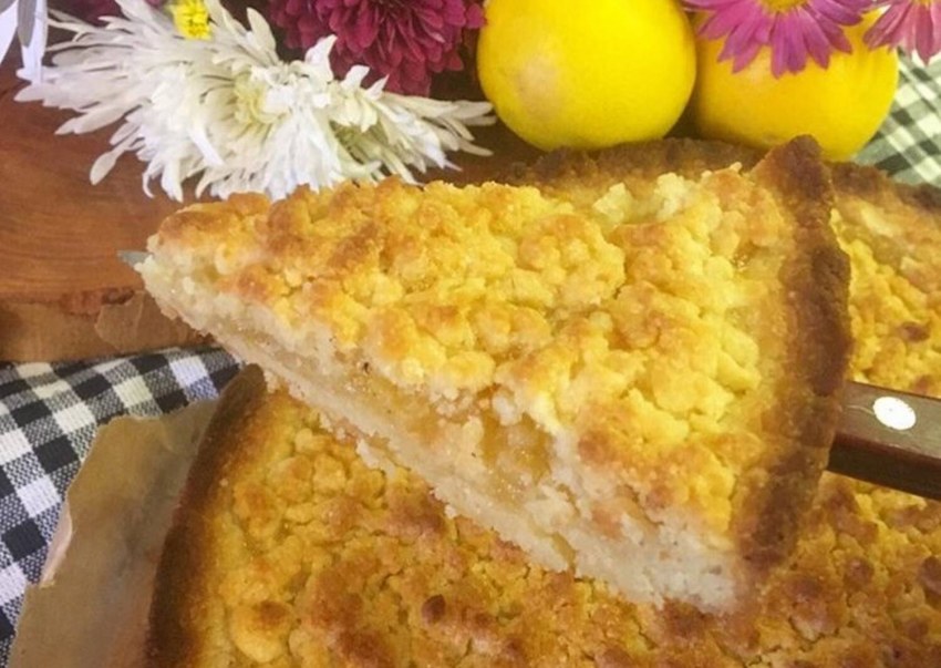 Лимон курд пирог