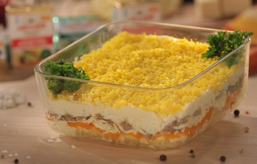 Салат Аристократ с тунцом