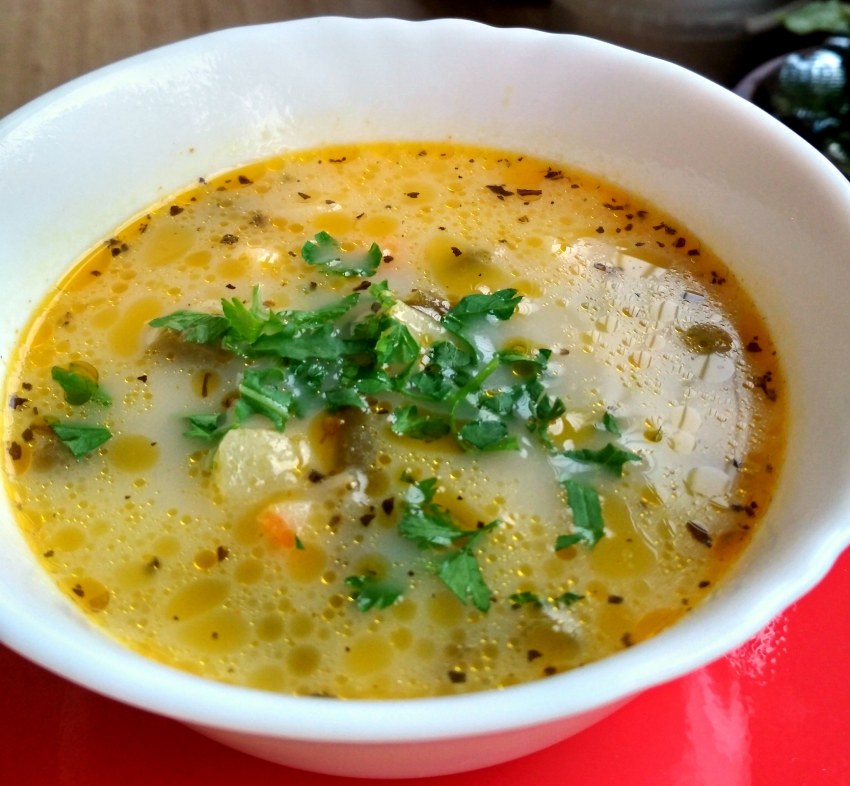 Суп пюре из стручковой фасоли