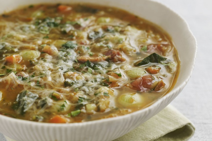 Картошка со стручковой фасолью