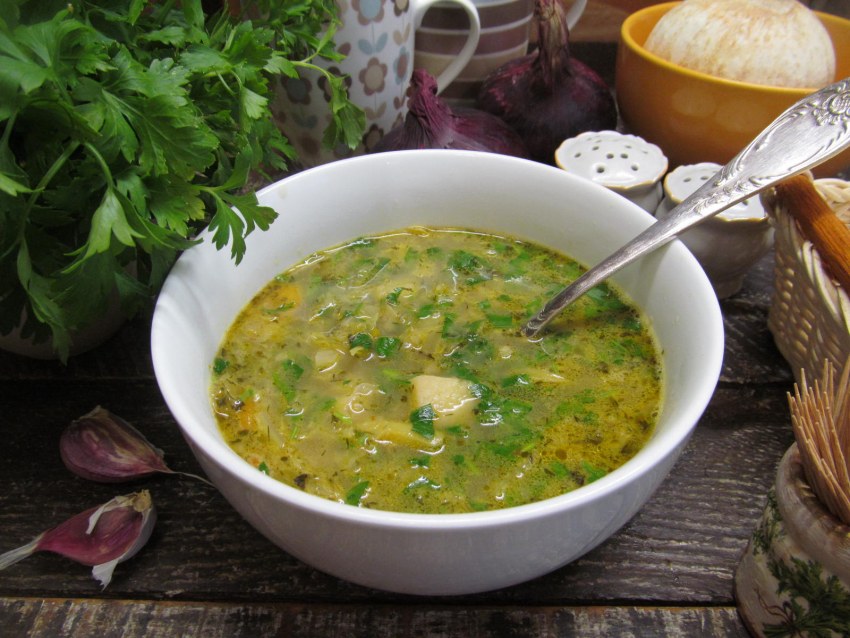 Суп из стручковой фасоли