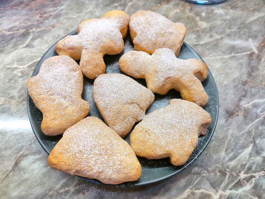 Печенье на рассоле через мясорубку