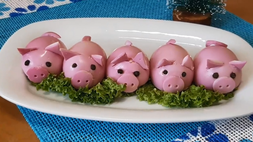 Мышки из кальмаров