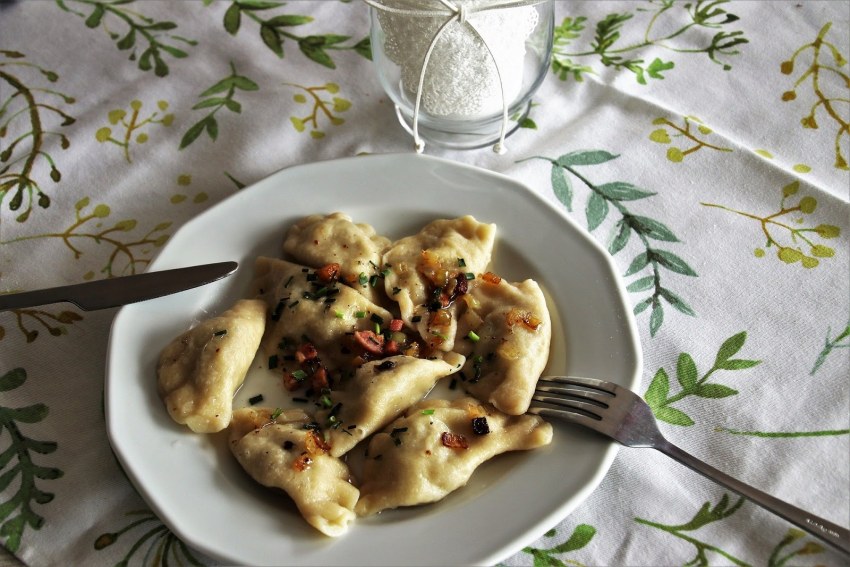 Зеленые пельмени