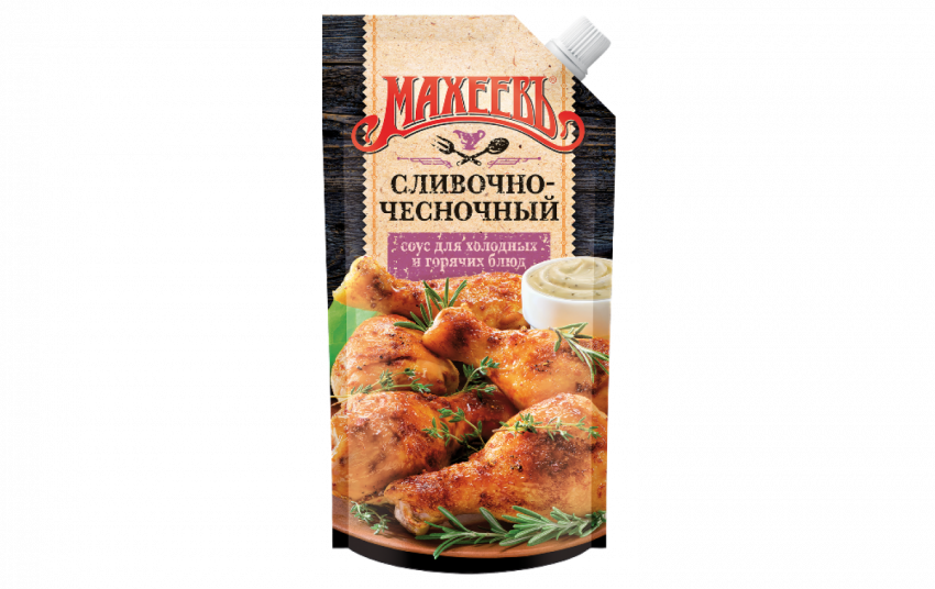 Соус сметанный с чесноком и зеленью