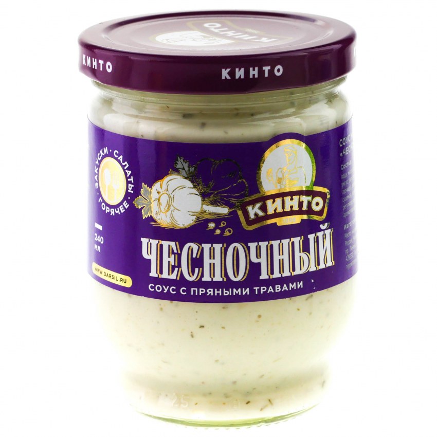 Соус Кинто чесночный, 240 мл