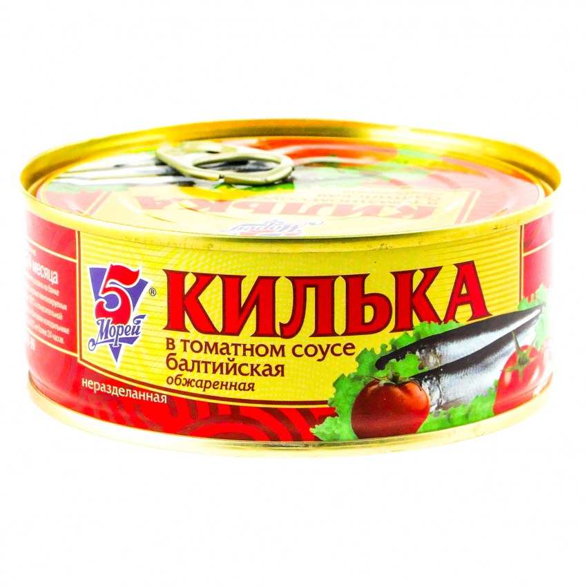 Осетр в томатном соусе 240г