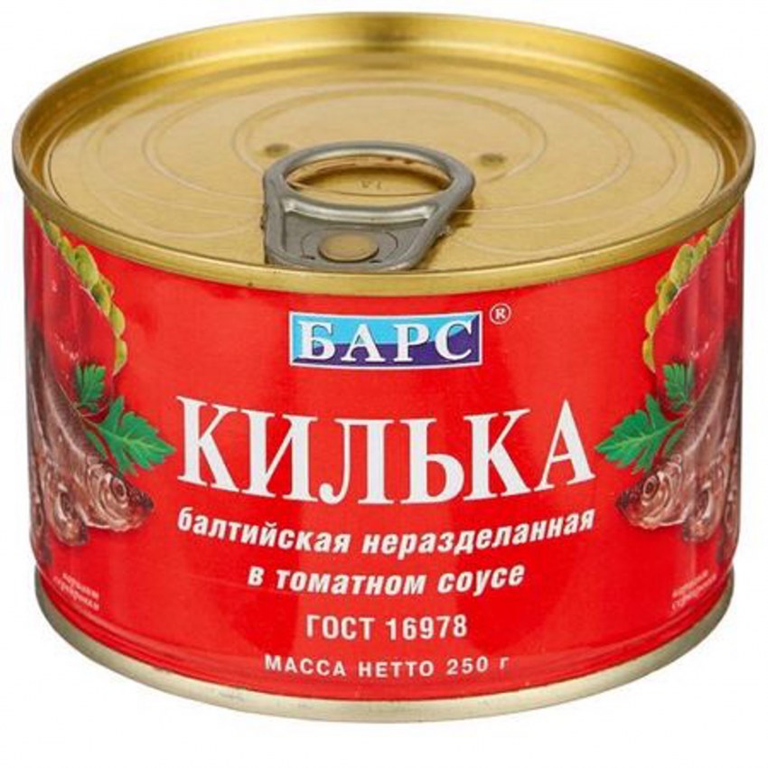 Рыба в томатном соусе консервы