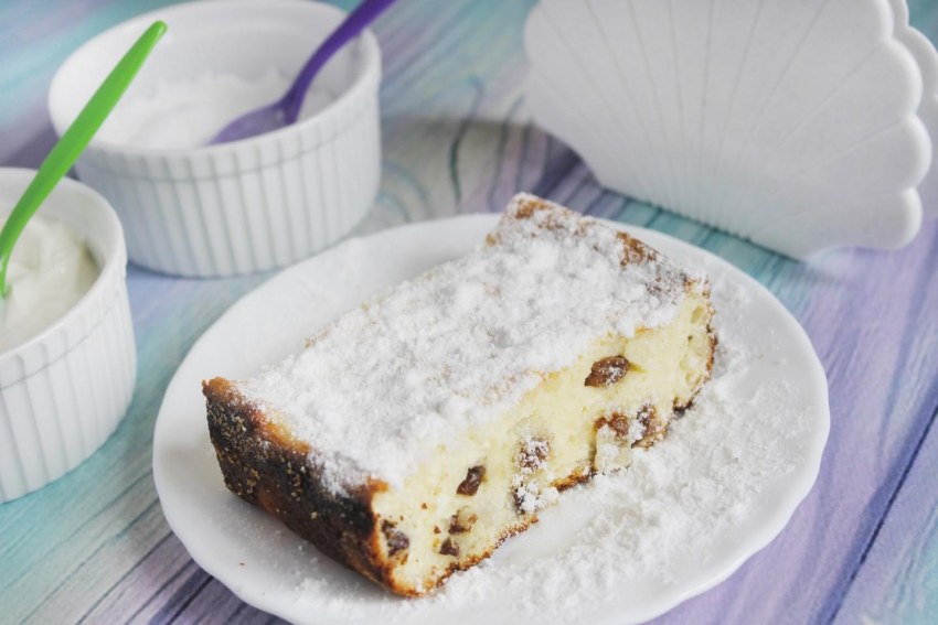 Пшенная запеканка с яблоками