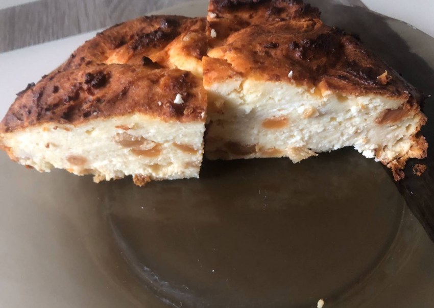 Пудинг с изюмом
