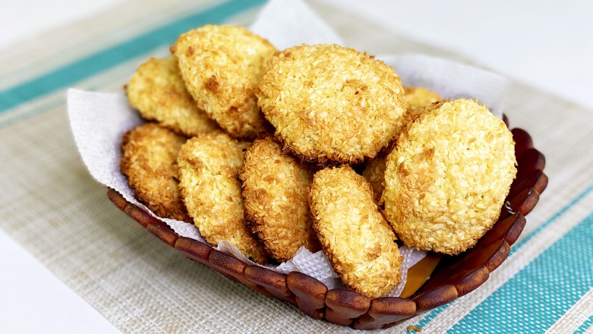 Десерт с кокосовой стружкой