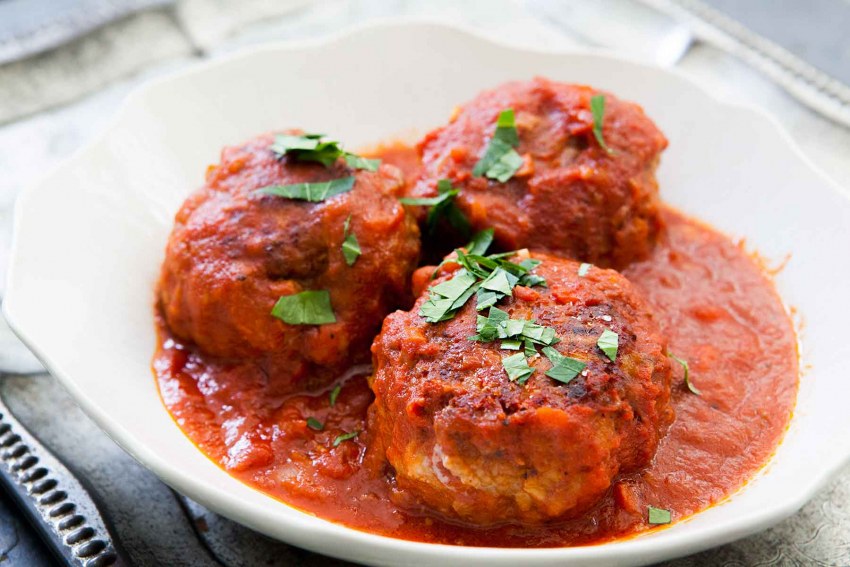 Говядина с кускусом и грибами
