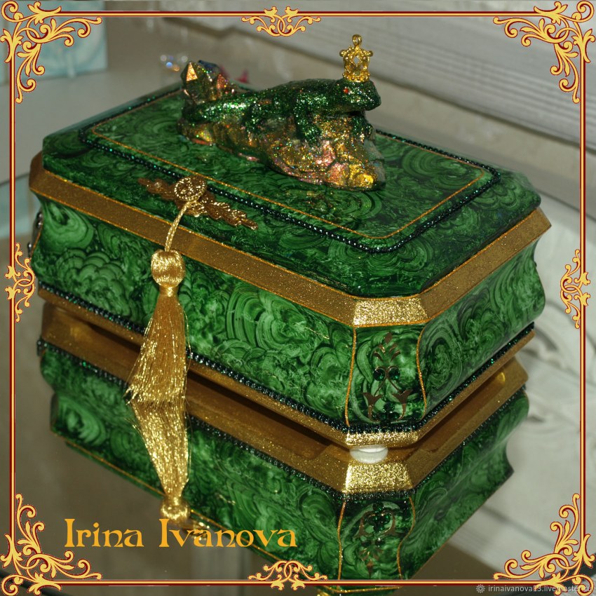 Пряник Малахитовая шкатулка