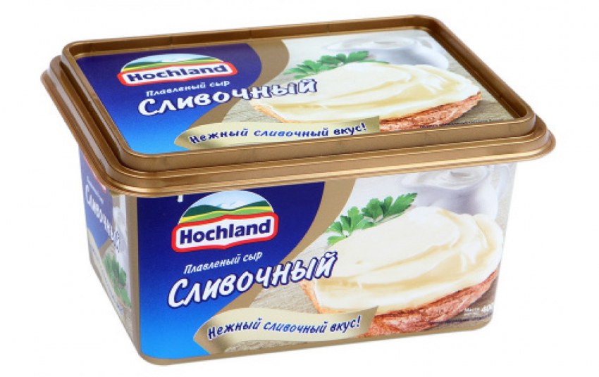 Сыр плавленый Hochland сливочный, 140г
