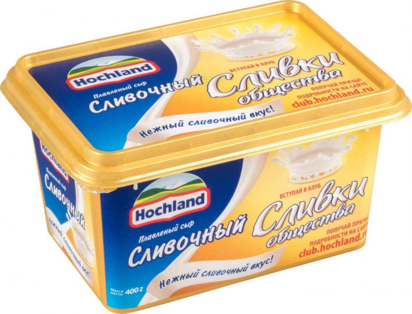 Сыр плавленый сливочный Экомилк