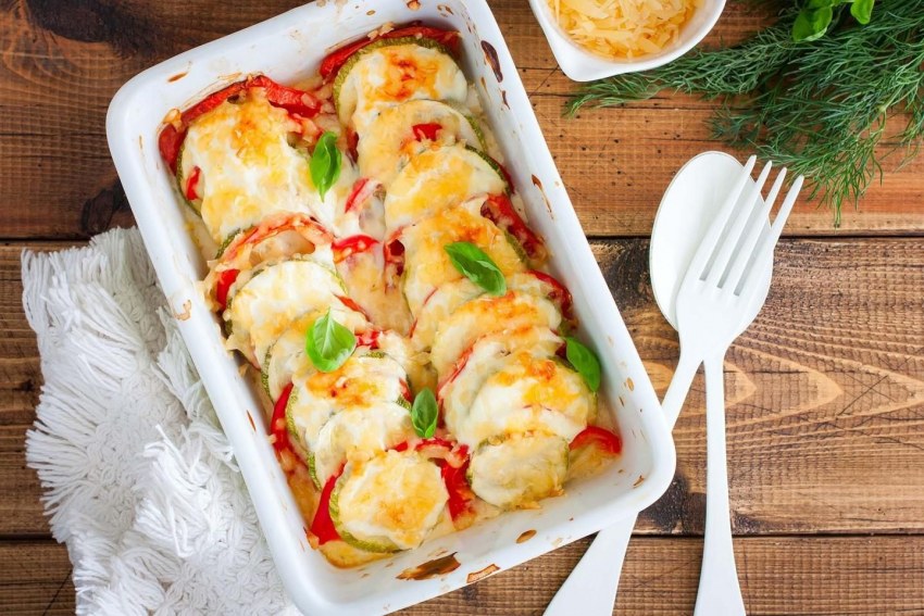 Рататуй из баклажанов и кабачков в духовке