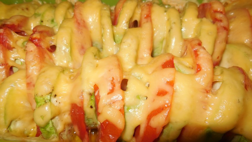 Кабачки в духовке с сыром и чесноком