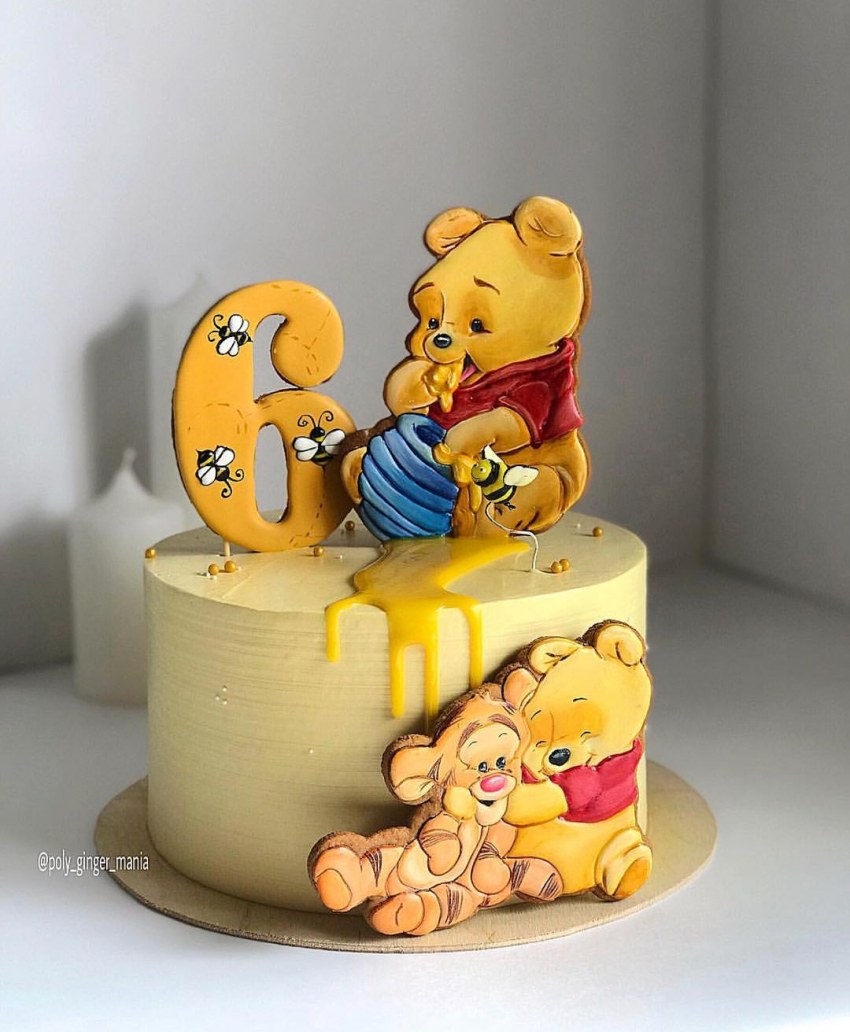 Торт с пряниками Винни пух