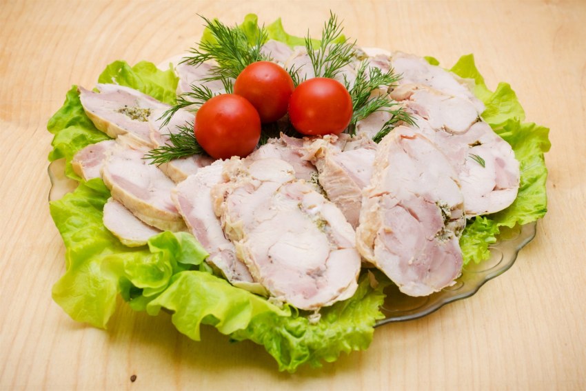 Рулет из мяса птицы