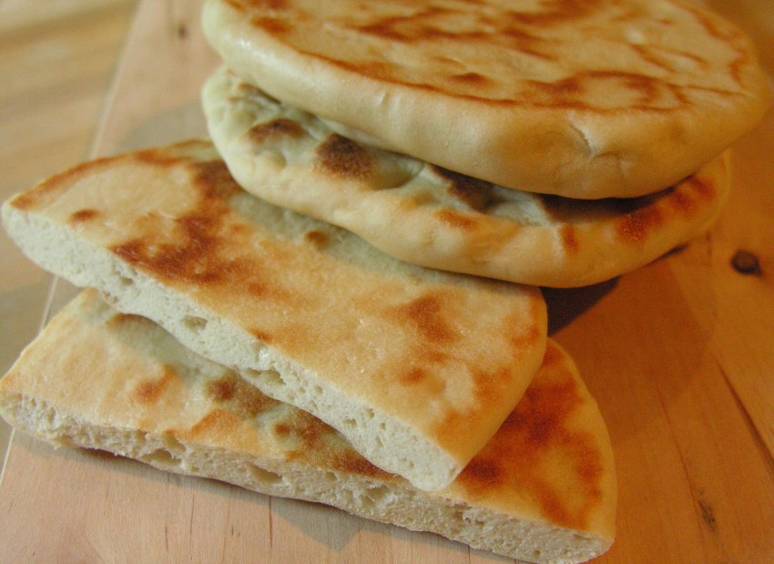 Лепёшки на сковороде из муки