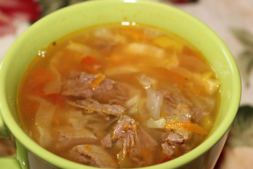Борщ из квашеной капусты